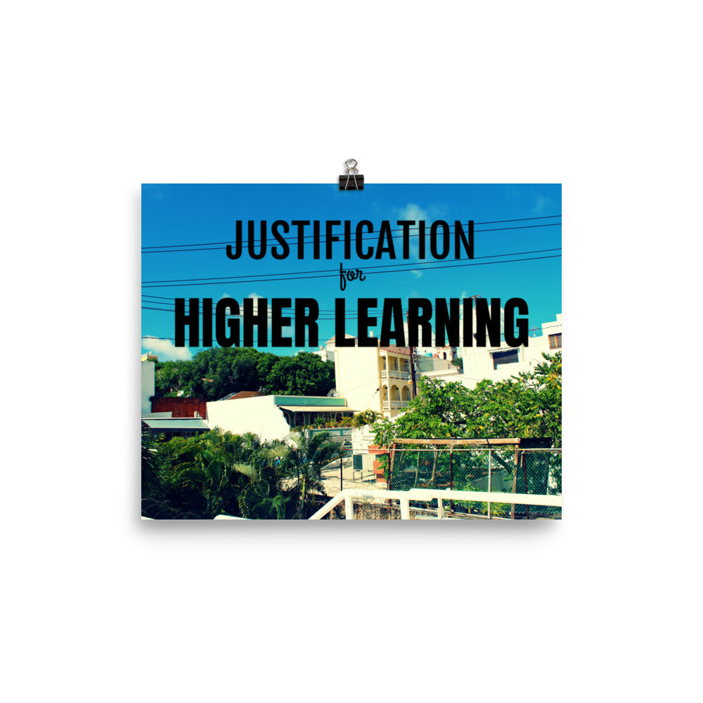 Justification Poster