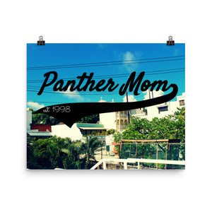 Panther Mom meets Old San Juan Poster
