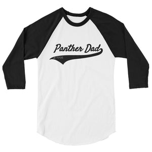 Panther Dad 3/4 Sleeve Raglan Shirt