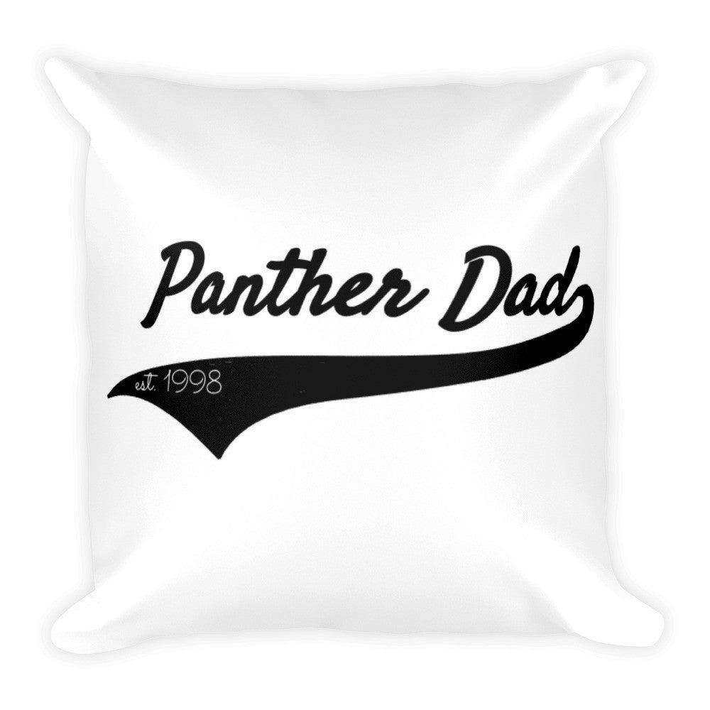 Panther Dad Square Pillow