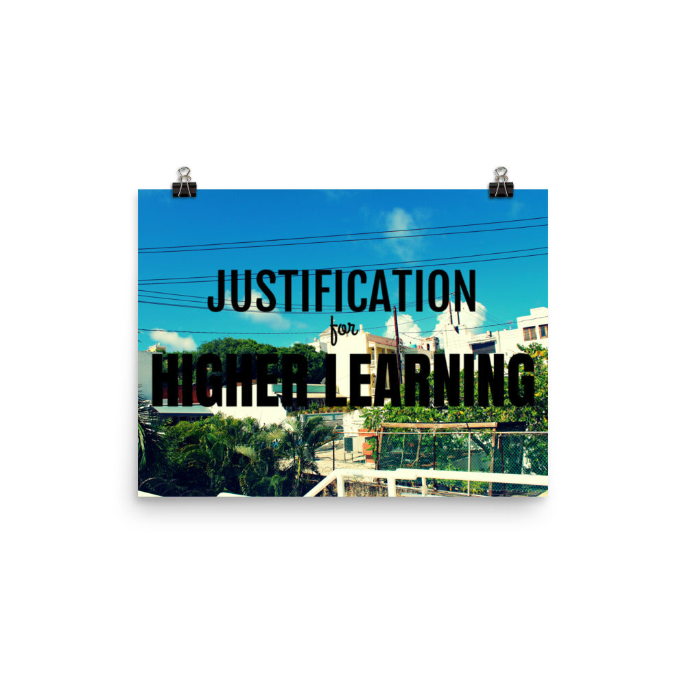 Justification Poster – The Panther Mom