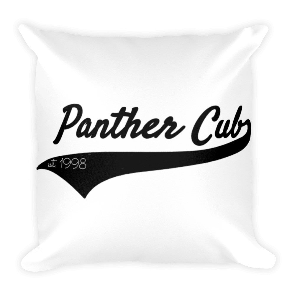 Panther Cub Square Pillow